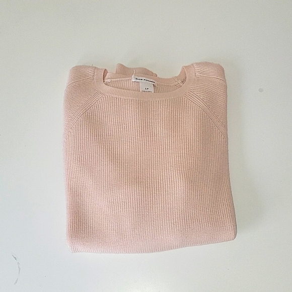 Club Monaco Silk / Merino Wool Pale Peach Sweater Sz S - Picture 8 of 8